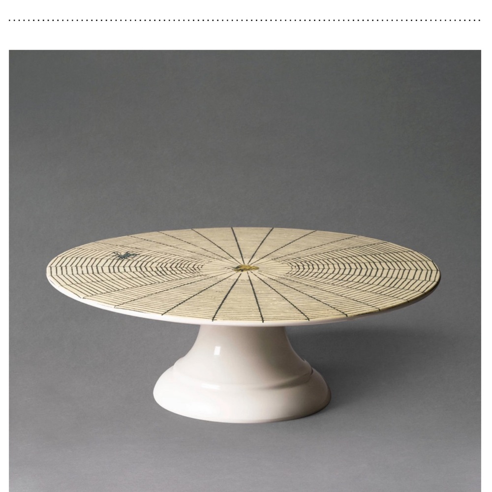 John Derian Spiderweb cake stand